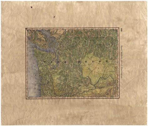 133 Washington Mappa Mundi Wagon Roads 1879 11x14 Etsy
