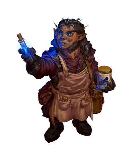 Male Gnome Blue Alchemist Pathfinder 2e Pfrpg Pfsrd Dnd Dandd 35 4e 5e