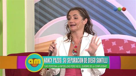 El conductor le recordó el paso de diego santilli, su exmarido y padre de sus tres hijos, por el programa e hizo. Entrevista a Nancy Pazos - AM - YouTube