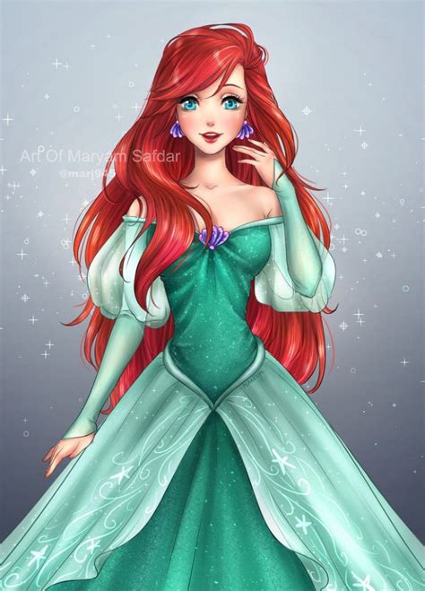 Princess Ariel By Mari945 Disney Princess Anime Disney Princess