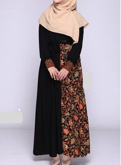 Model Gamis Batik Elegan