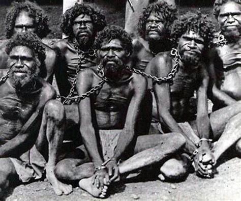 Australian Aborigines In Chains At Wyndham Prison 1902 Rare Historical Photos Aboriginal
