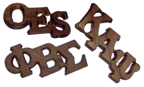 Large Wooden Letter Pins