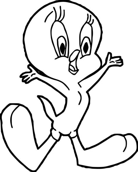 Tweety Bird Colouring Pages Wikipooster