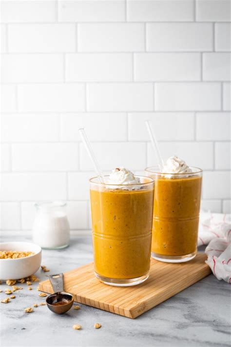 Healthy Pumpkin Pie Smoothie No Banana Eating Bird Food