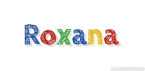 Roxana Logo Outil De Conception De Nom Gratuit à Partir De Texte