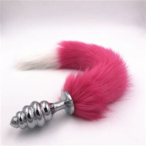 Small Medium Large Size Anal Plug Stainless Steel Butt Plug Fox Tail