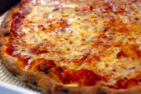 The dough can also be frozen for longer storage. New York-style pizza - Wikipedia