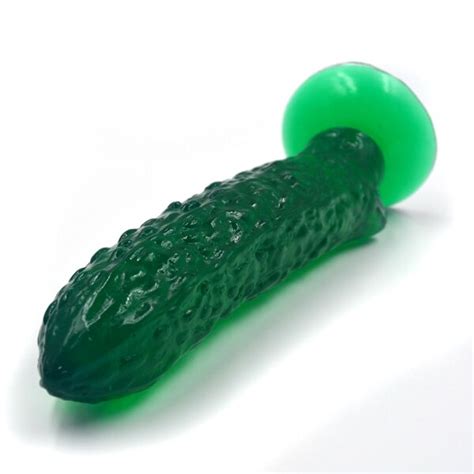 Cucumber Dildo Realistic Flexible Penis Strong Suction Cup Sex Toys For