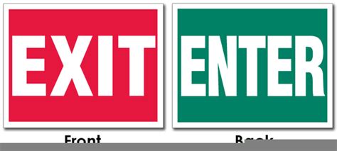 Exit Signs Clipart Free Free Images At Vector Clip Art