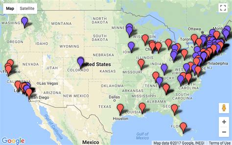 Map Where To Find The 2018 Us News Best Colleges Best Colleges