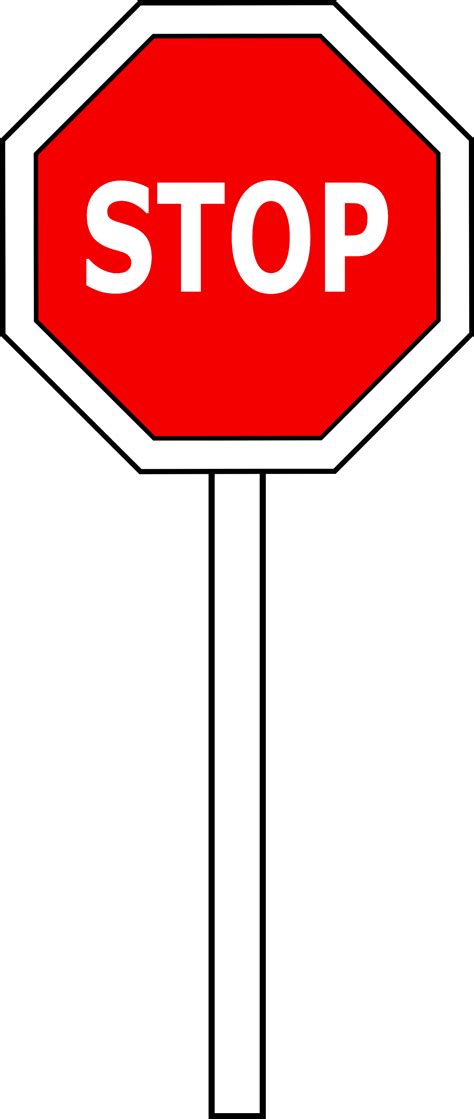 Template Printable Stop Sign Image Free Akrisztina