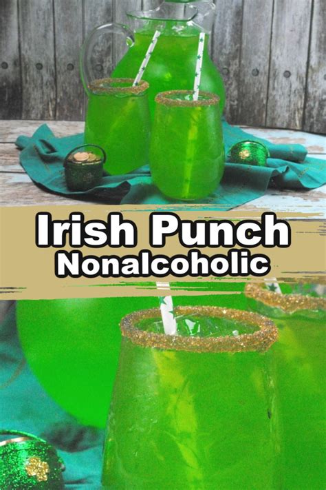 Irish Punch Nonalcoholic In 2020 Irish Drinks Non Alcoholic St Patricks Day Drinks
