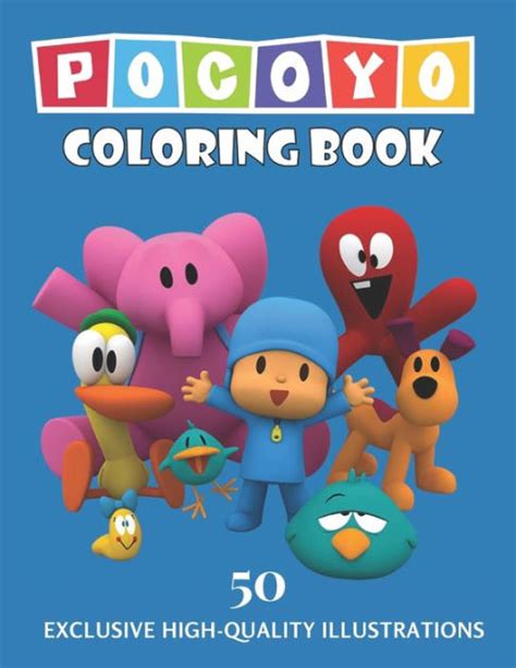 Pocoyo Coloring Book A Coloring Book For Kids High Quality