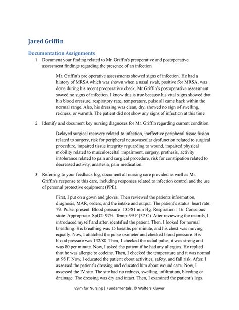 Jared Griffin Vsim Documentation Assignment Jared Griffin