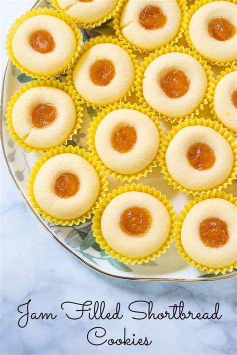 Mango Cookies Eggless Jam Shortbread Decorated Treats