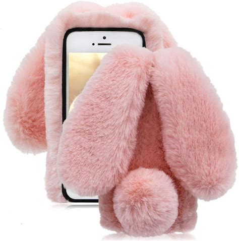 Furry Fuzzy Bunny Rabbit Ear Phone Case Apple Iphone Ddlg Playground