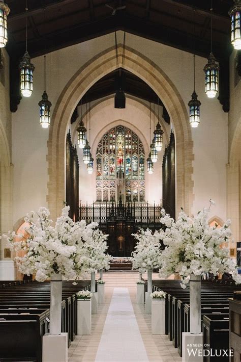 Elegant Church Wedding Decorations