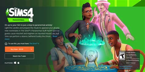 The Sims 4 Paranormal Stuff Now Available At Origin Simsvip