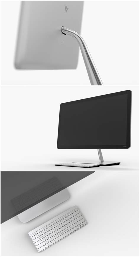 Vizio All In One Desktop Pc Elegant Minimal Design Statement The