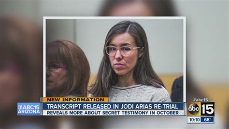 Transcript Released In Jodi Arias Re Trial YouTube