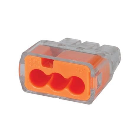 Ideal In Sure Push In 100 Pack Orange Push In Wire Connectors At
