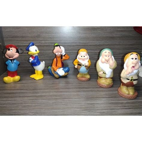 Disney Toys Vtg Disney Squeezey Plastic Figurines Mickey Goofy