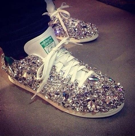 Shoes Sneakers Adidas Stan Smith Blinged Out