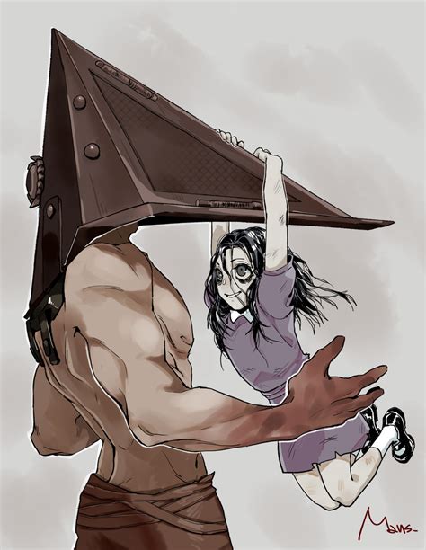 Pyramid Head And Alessa Gillespie Silent Hill And More Drawn By