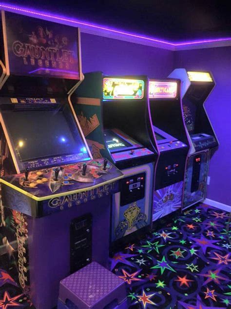 Fullhouse Arcades Arcade Retro Purple Aesthetic Aesthetic Vintage