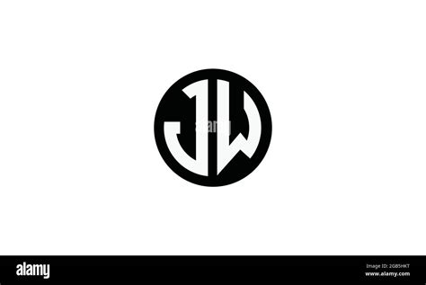 JW Y WJ J J O W Plantilla De Logotipo De Vector De Marca De Letra