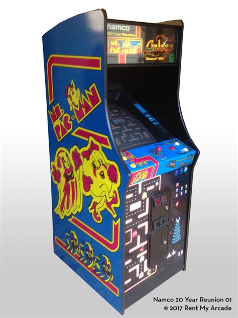 Namco Pac Man Galaga Class Of 1981 Arcade Gaming Cabinet By Chicago
