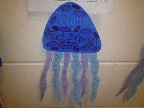Fact And Opinion Jellyfish Journeys Reading Unit 2 Jellies