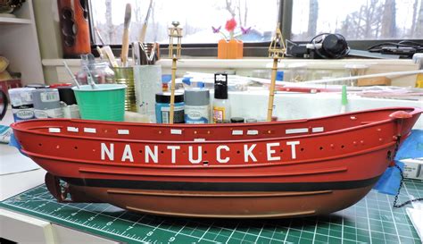 Nantucket Light Ship By Fright Lindberg 195 Scale Page 3 Kit