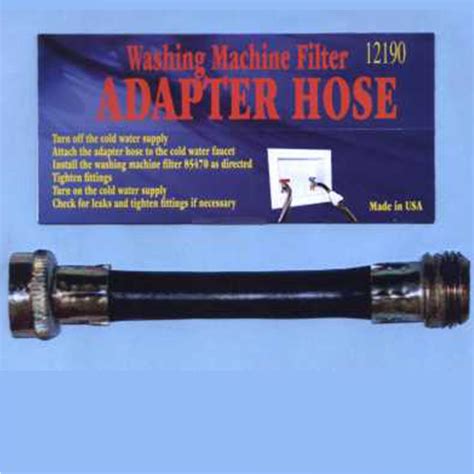 They convert your hard water into soft water. Adapter Hose - Inline Water Filters