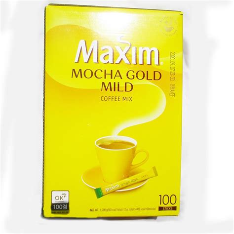 Maxim Mocha Gold Mild Coffee Mix 100pks Shopee Singapore