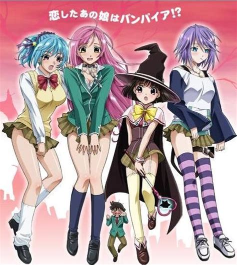 Rosario Vampire By Dragonfire64 On Deviantart Girls Anime Manga Girl