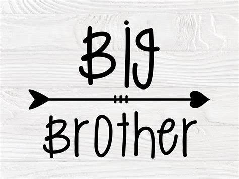 Big Brother Svg Big Sister Svg Shirt Designs