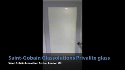 Saint Gobain Glassolutions Privalite Glass Demonstration Youtube