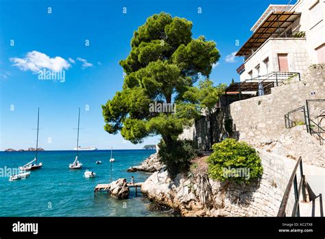 Lapad Bay Dubrovnik Stock Photo Alamy