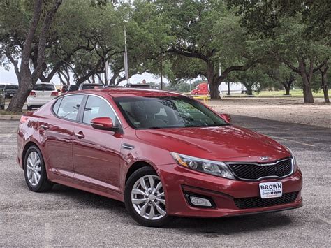 Pre Owned 2015 Kia Optima Lx 4dr Car In Southwest Texas P3558a Brown