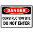 Danger Construction Site 101  Safety Sign Templates