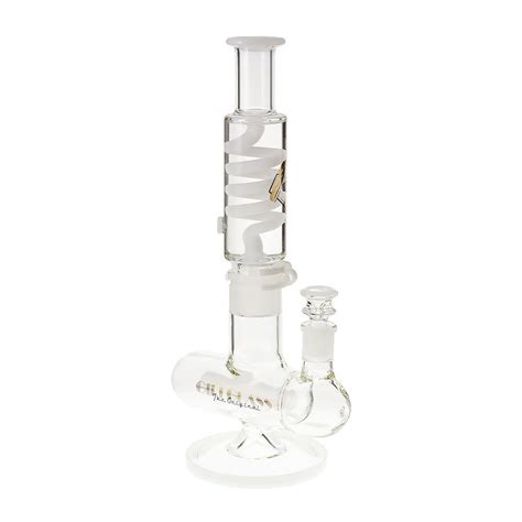 Gili Glass 135 Glycerin Coil Inline Bong Smoking Outlet