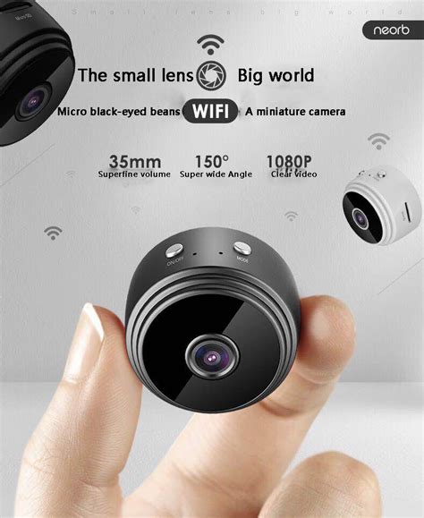 Wireless Security Bluetooth Controlled Mini Camera With A Wireless