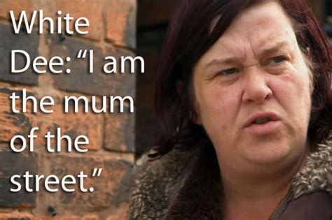Benefits Streets Black Dee Blasts White Dee For Selling Out Over