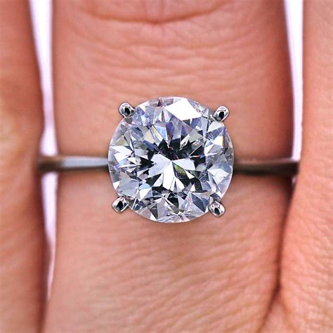 Tiffany Style 1.50 Carat H SI2 Diamond Engagement ring-BRAND NEW