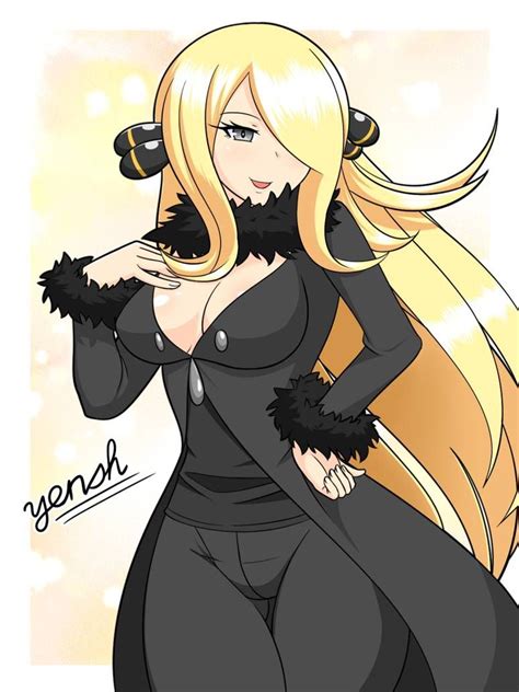 Cynthia By Yensh On Deviantart Deviantart Pokemon Anime