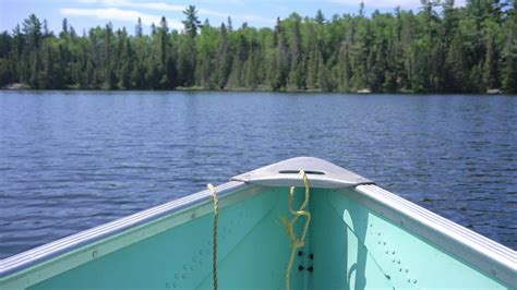 Lake Ontario Canada Wilderness Forest Trees Fishing Boat 1291682 Stock