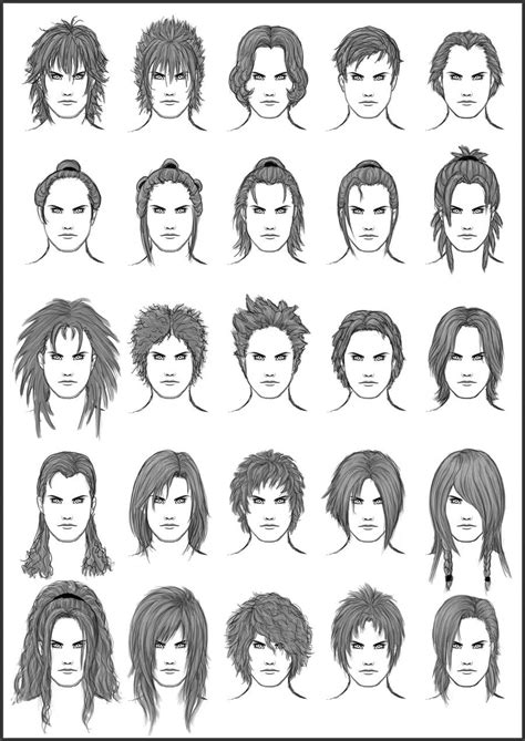 Hair Style Chart Men