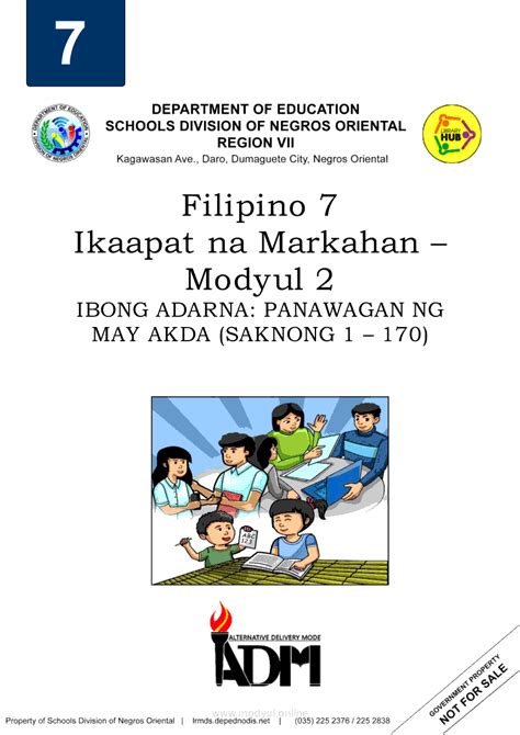 Filipino Grade 7 Unang Markahan Modyul 2